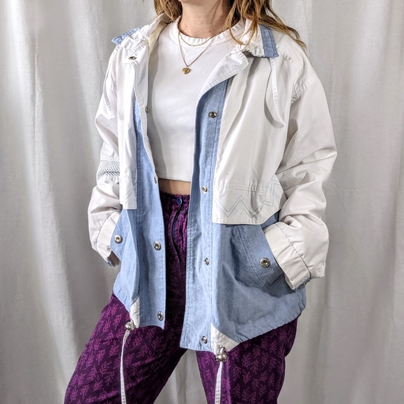 Jackets & Blazers - 80s 90s vintage windbreaker